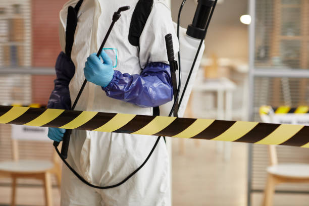 Professional Trauma Scene Cleanup technician working in Stanton, MI